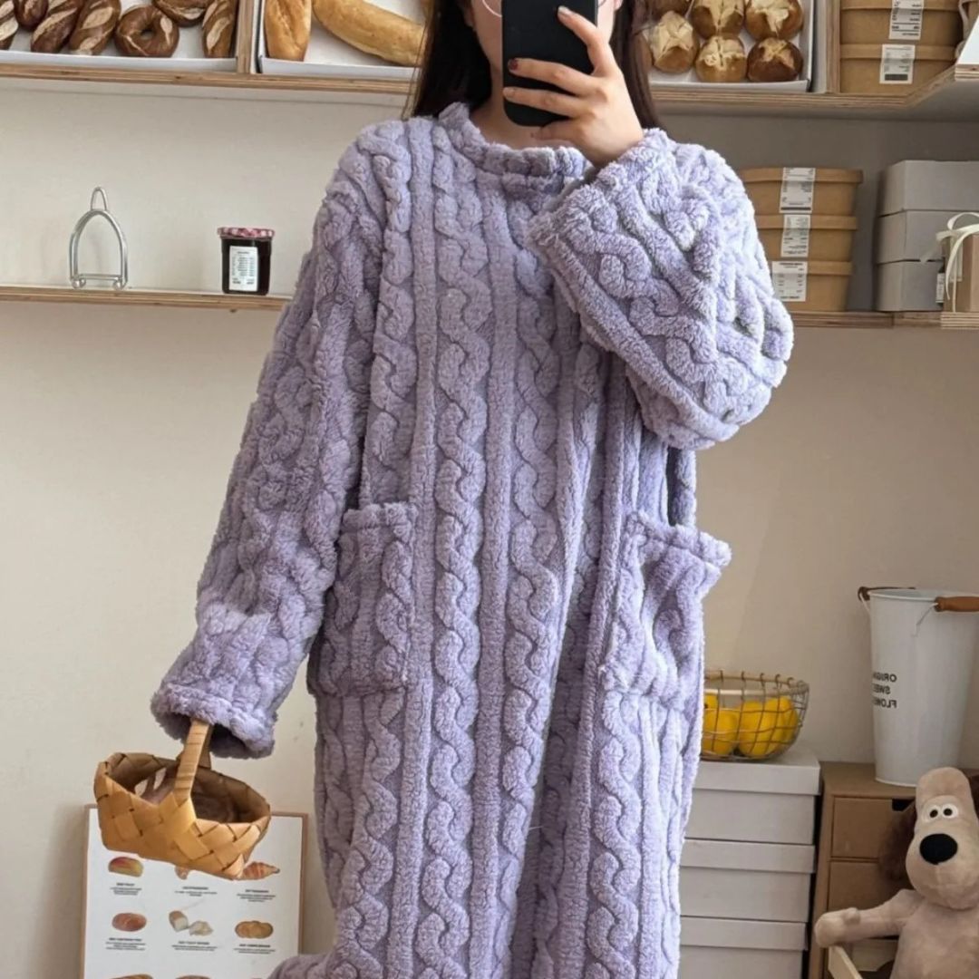 Cosy Winter Loungewear Dress