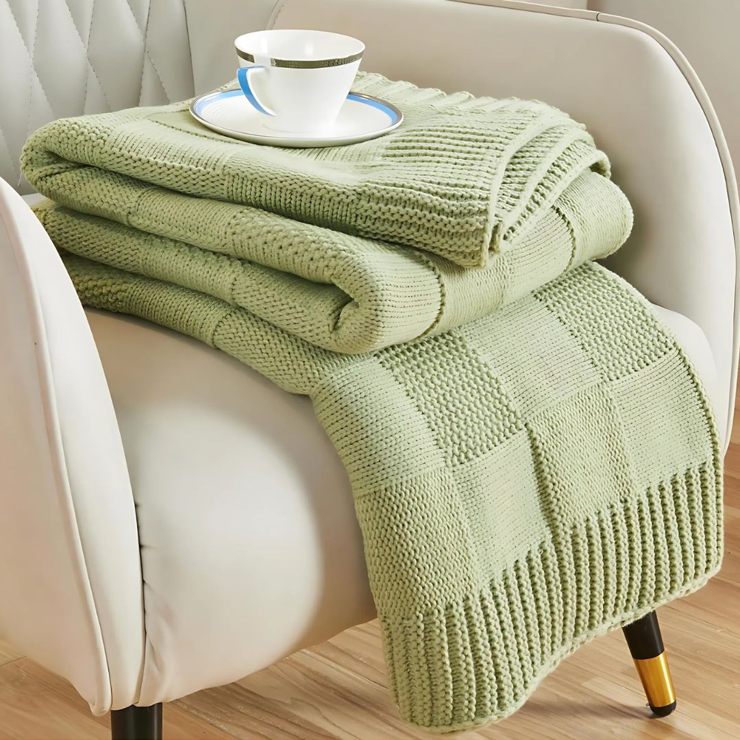 Classic Knit Throw Blanket