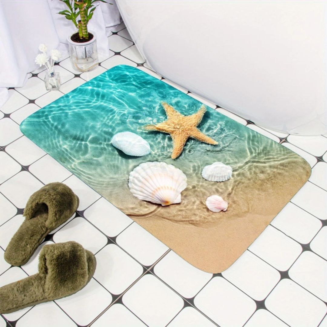 Seaside Safety Bath Mat