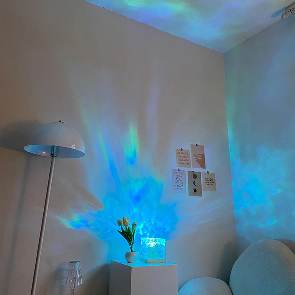 Crystal Wave Night Lamp