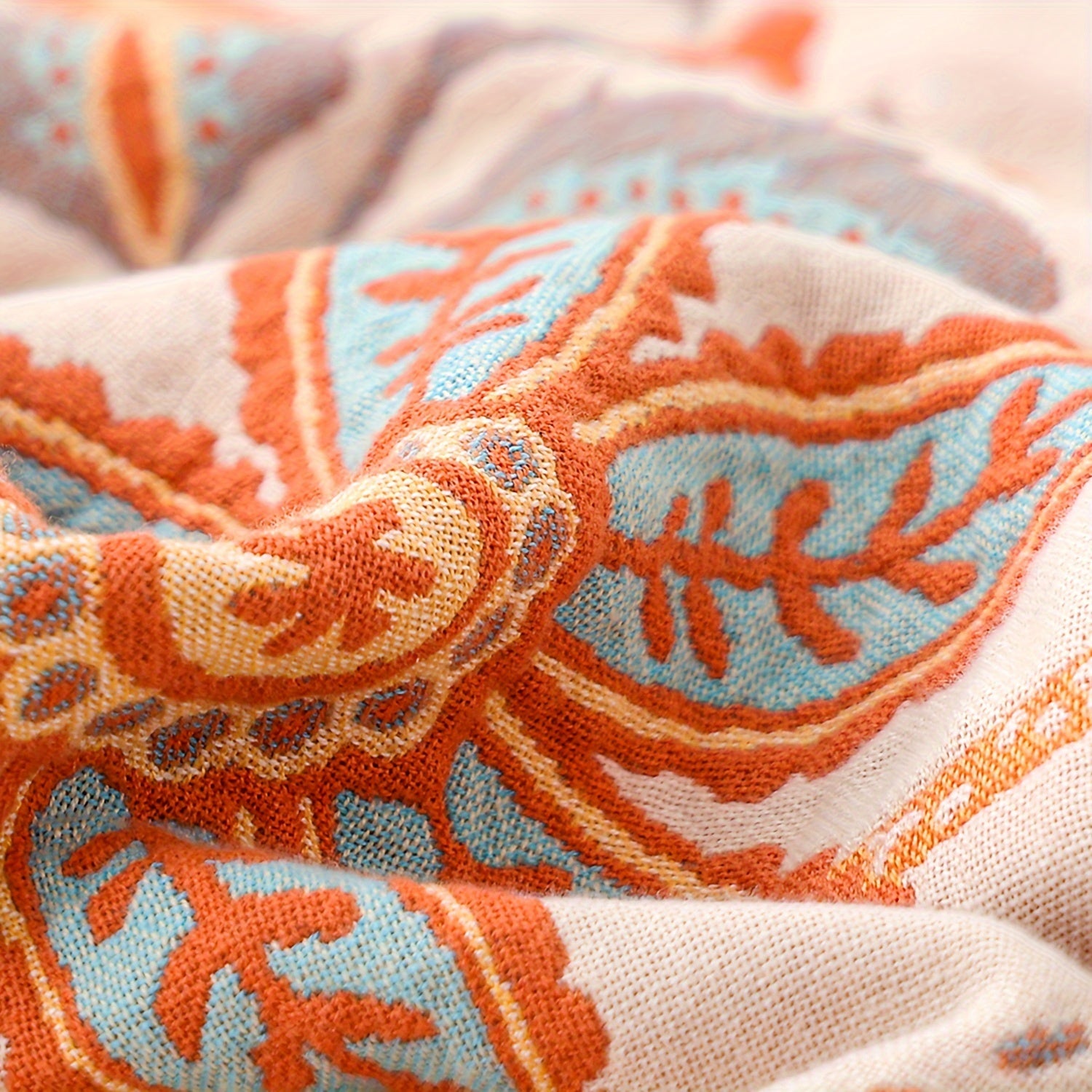 Boho Reversible Throw Blanket