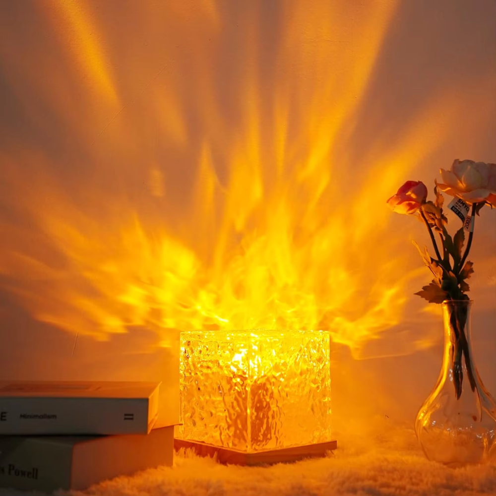 Crystal Wave Night Lamp