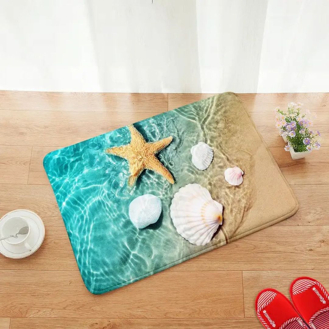 Seaside Safety Bath Mat