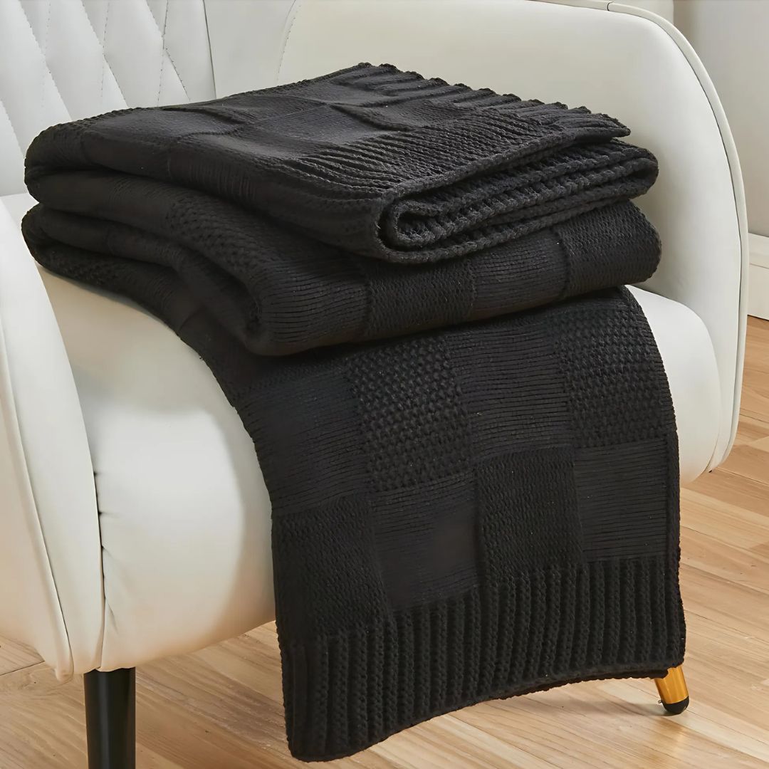 Classic Knit Throw Blanket