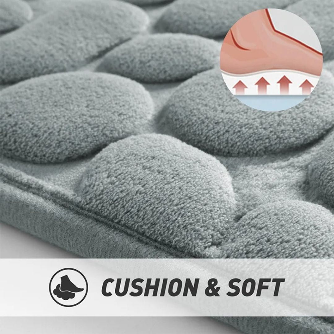 EasyDry Cobblestone Bath Mat