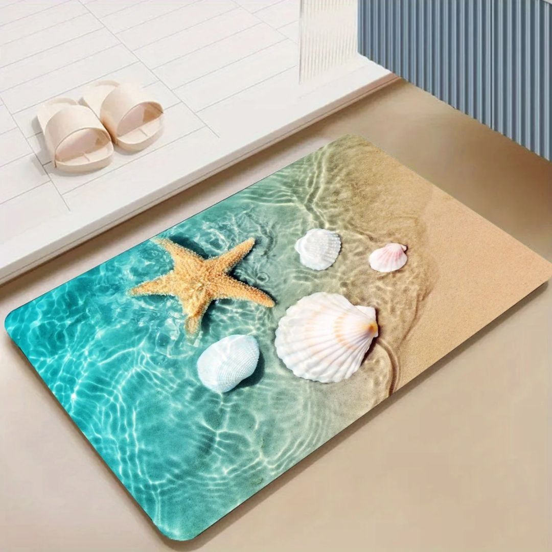 Seaside Safety Bath Mat