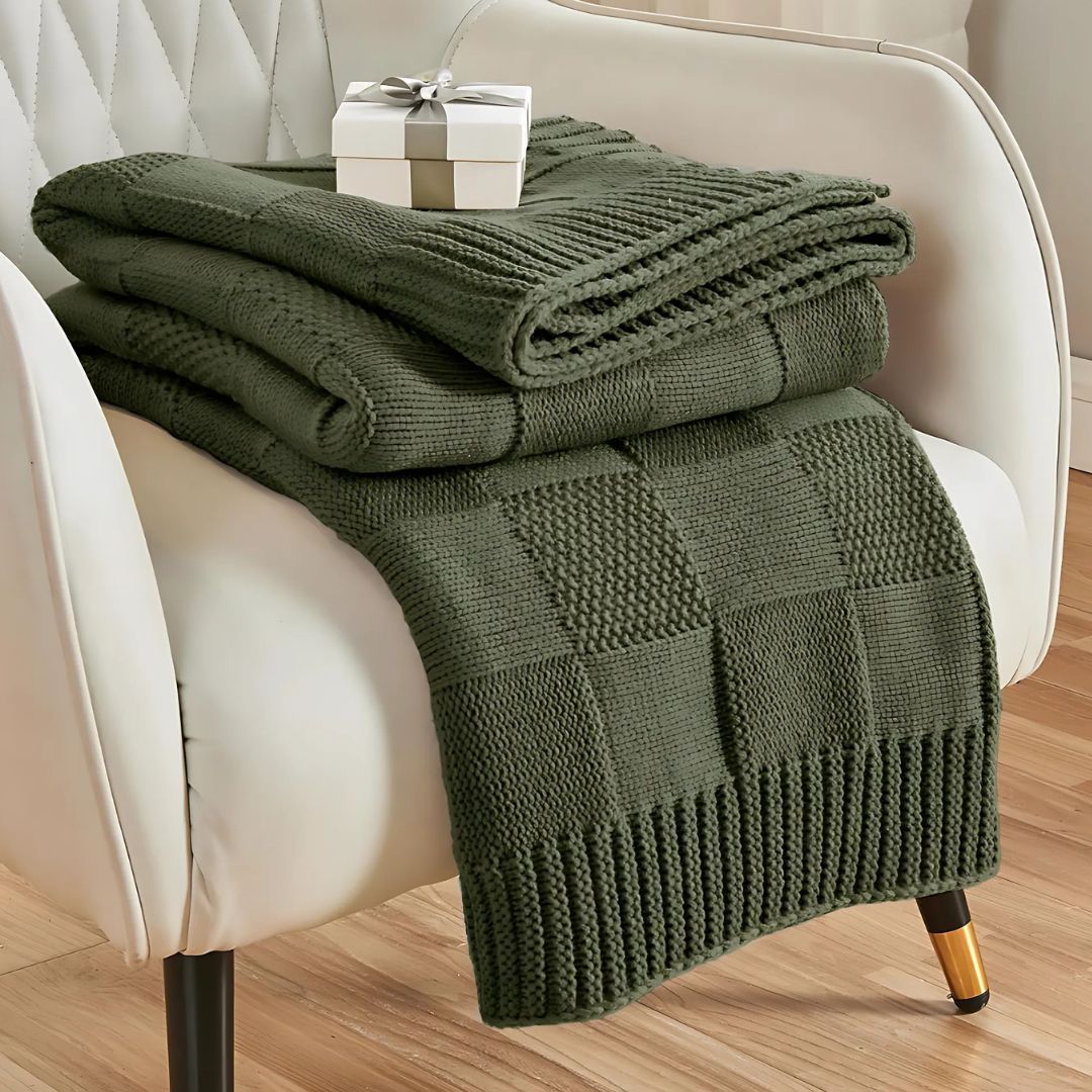 Classic Knit Throw Blanket