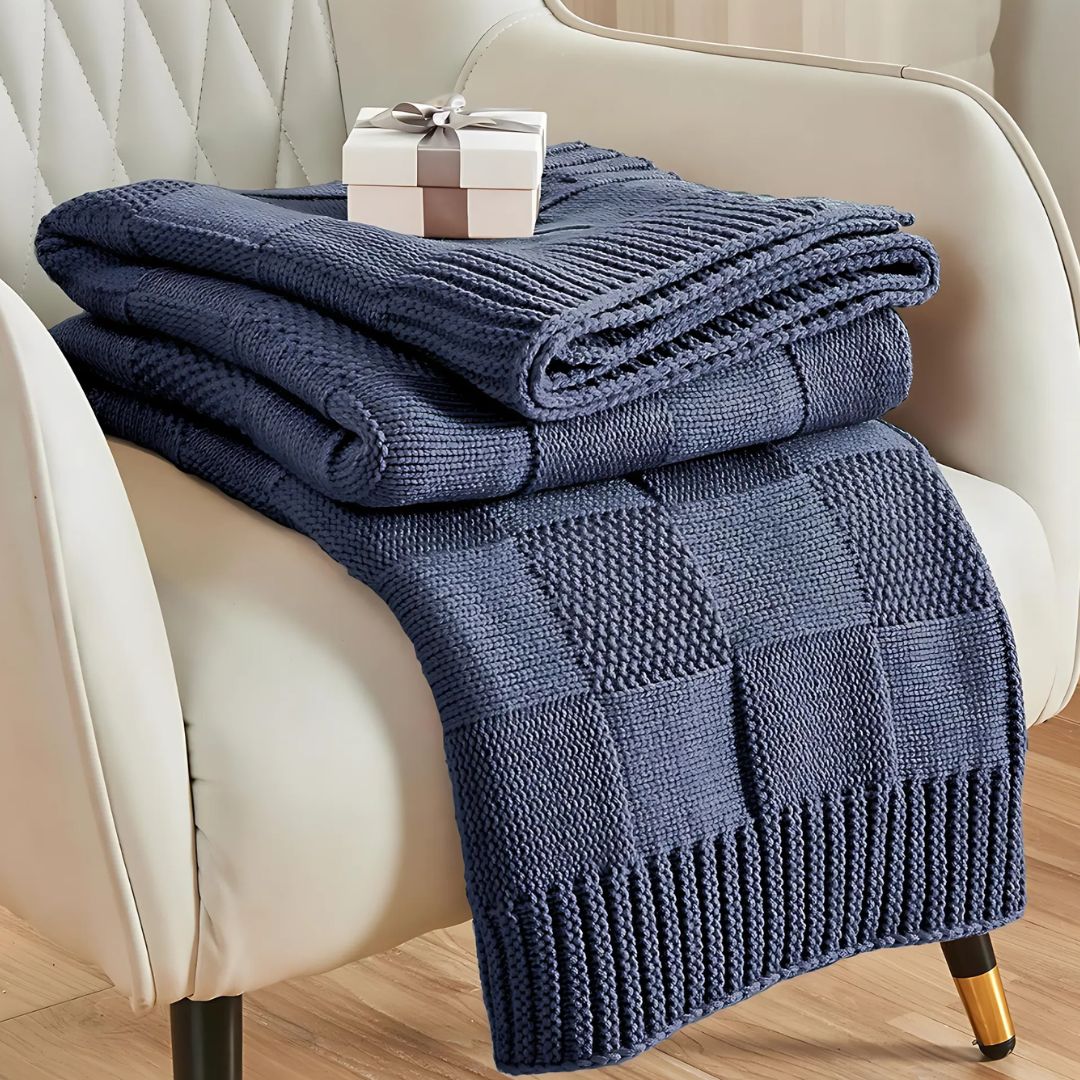 Classic Knit Throw Blanket