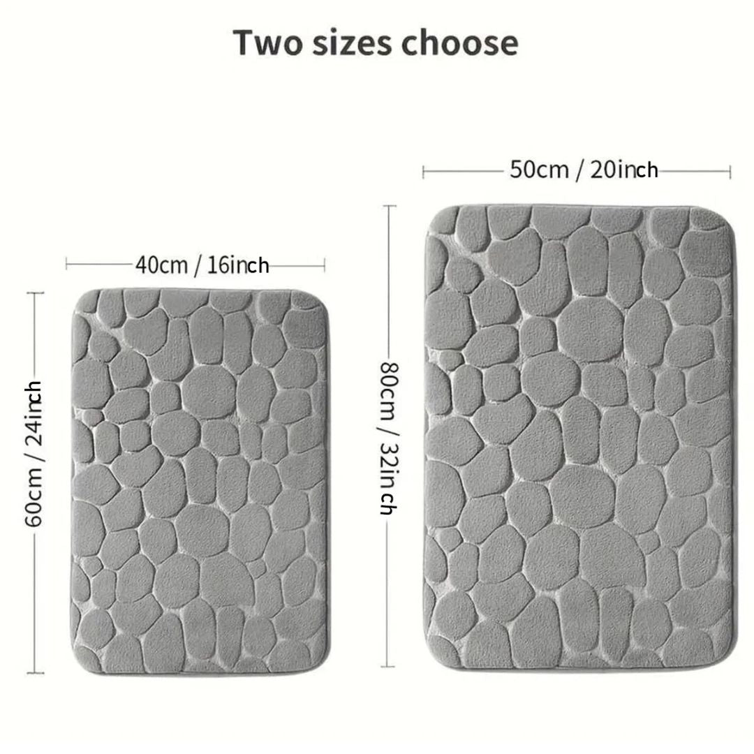 EasyDry Cobblestone Bath Mat