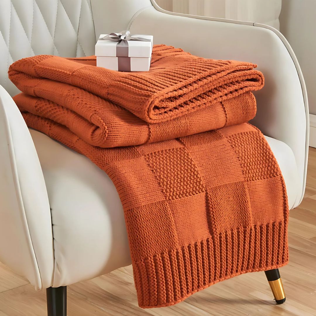 Classic Knit Throw Blanket