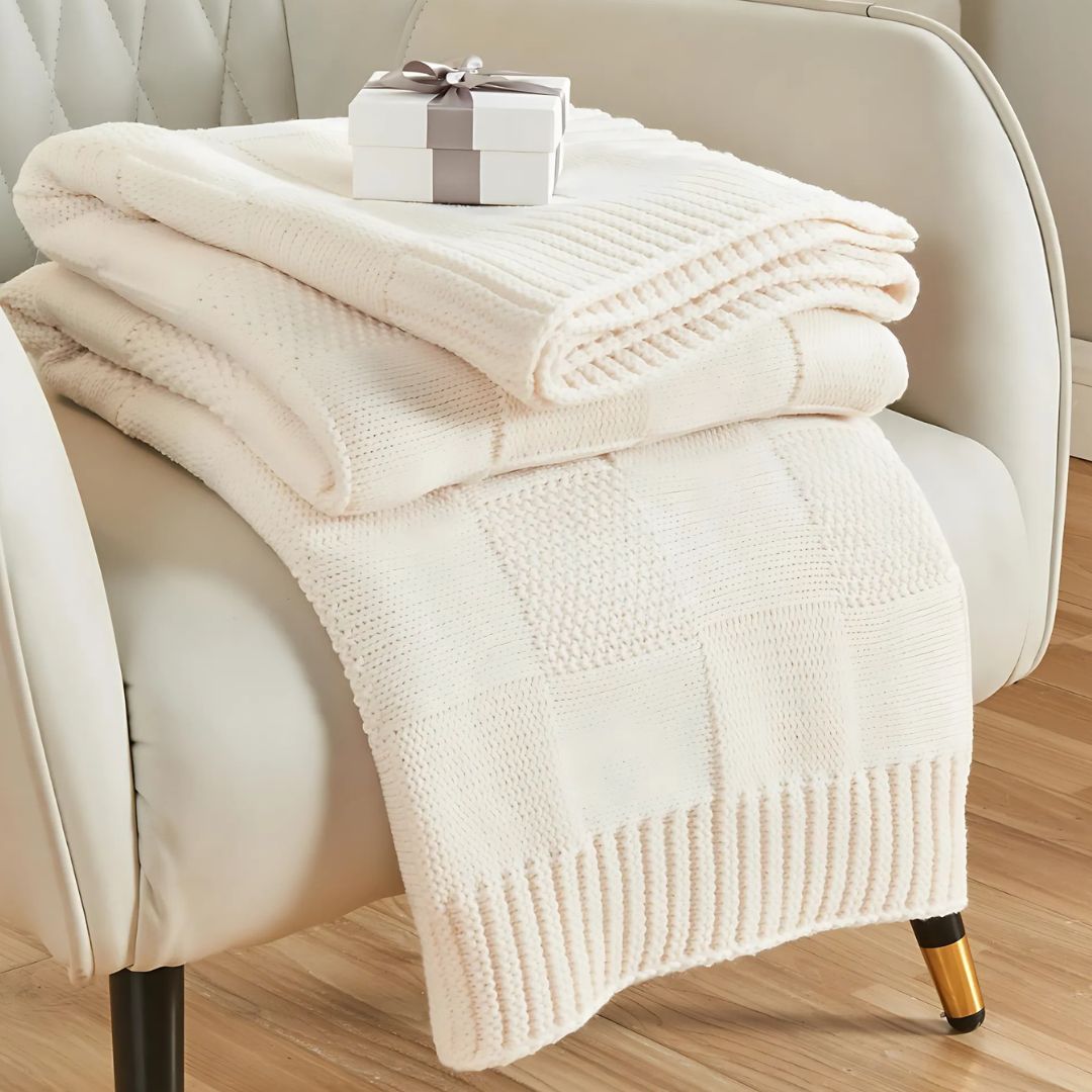 Classic Knit Throw Blanket